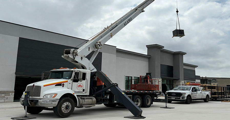 HVAC Crane Rental Service